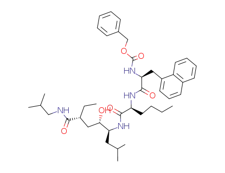 (2R,4S,5S)-N-isobutyl-5-<N-<N-benzyloxycarbonyl-3-(1-naphthyl)-L-alanyl>-L-norleucyl>amino-2-ethyl-4-hydroxy-7-ethyloctanamide