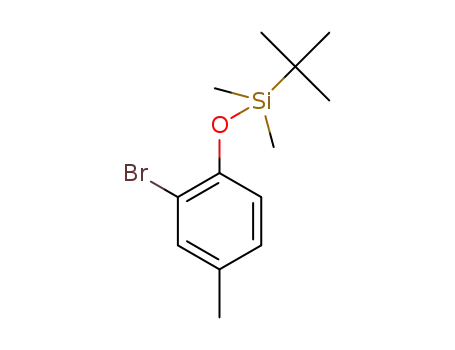 (2-bromo-4-methylphenoxy)(tert-butyl)dimethylsilane