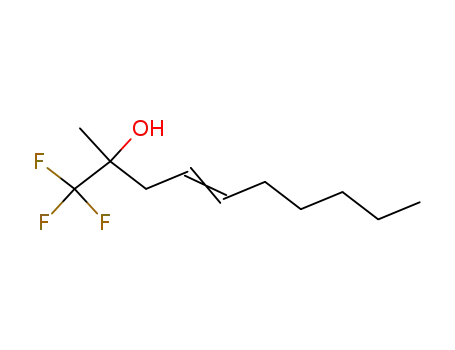 Molecular Structure of 114363-57-4 (4-Decen-2-ol, 1,1,1-trifluoro-2-methyl-)