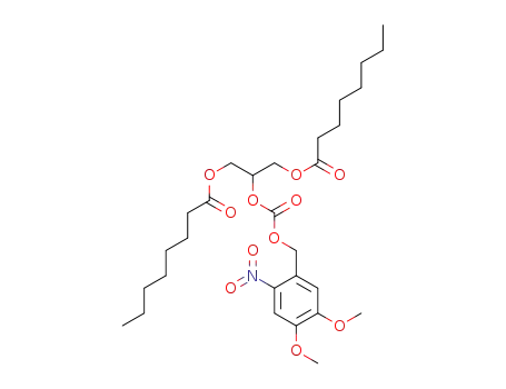 2-O-(4,5-dimethoxy-2-nitrobenzyl)-methoxycarbonyl-1,3-O-dioctanoyl-sn-glycerol