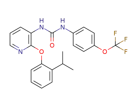 Urea,
N-[2-[2-(1-methylethyl)phenoxy]-3-pyridinyl]-N'-[4-(trifluoromethoxy)phen
yl]-