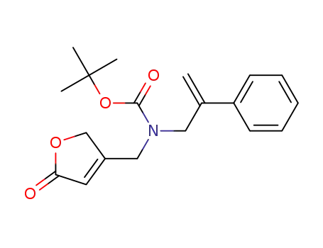 tert-butyl 2-phenylylallyl[(5-oxo-2,5-dihydrofuran-3-yl)methyl]carbamate