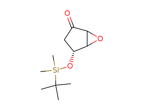 6-Oxabicyclo[3.1.0]hexan-2-one,
4-[[(1,1-dimethylethyl)dimethylsilyl]oxy]-, (4R)-