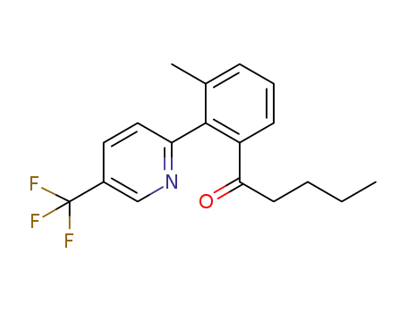 1-(2-(5-(trifluoromethyl)pyridin-2-yl)-3-methylphenyl)pentan-1-one