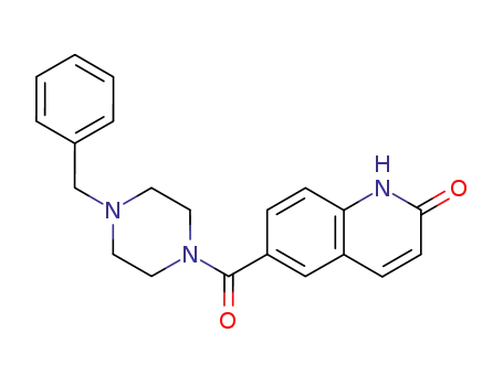 6-(4-benzyl-1-piperazinylcarbonyl)-2(1H)-quinolinone