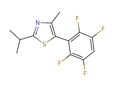 2-isopropyl-4-methyl-5-(2,3,5,6-tetrafluorophenyl)thiazole