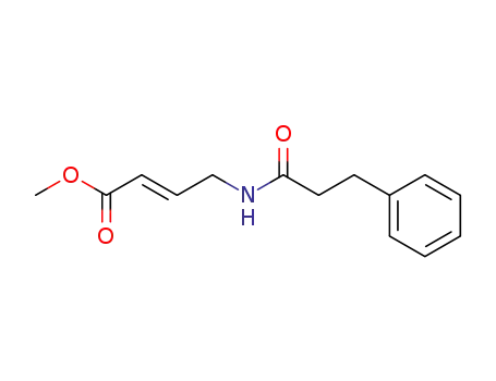 2-Butenoic acid, 4-[(1-oxo-3-phenylpropyl)amino]-, methyl ester