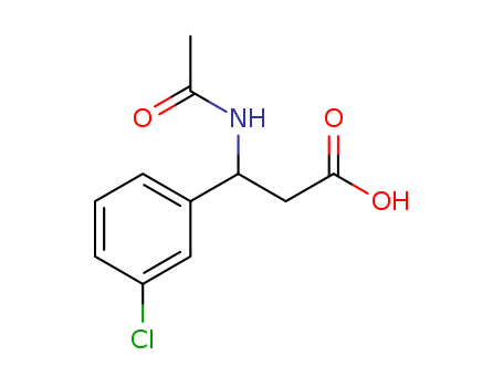 Benzenepropanoic acid, b-(acetylamino)-3-chloro-