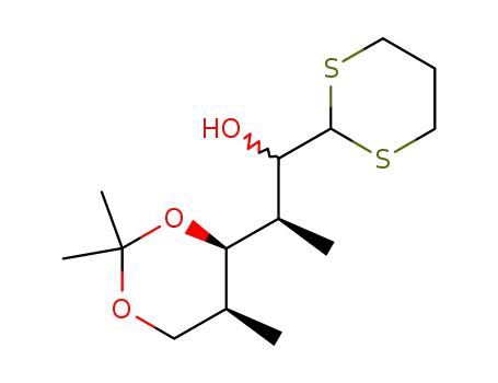 (R)-1-[1,3]Dithian-2-yl-2-((4R,5S)-2,2,5-trimethyl-[1,3]dioxan-4-yl)-propan-1-ol