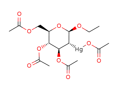 ethyl 3,4,6-tri-O-acetyl-2-acetoxymercury-2-deoxy-β-D-glucopyranoside