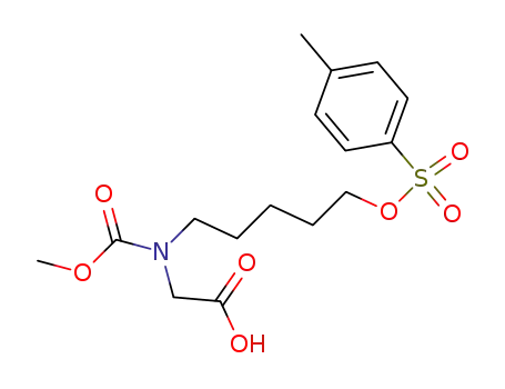 {Methoxycarbonyl-[5-(toluene-4-sulfonyloxy)-pentyl]-amino}-acetic acid