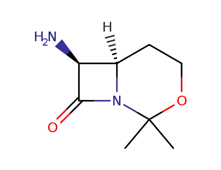 (6R,7S)-7-amino-2,2-dimethyl-3-oxa-1-azabicyclo<4.2.0>octan-8-one