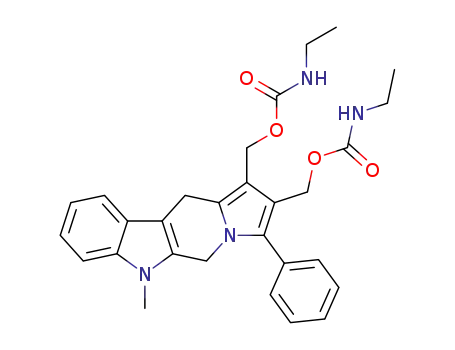 [6-methyl-3-phenyl-6,11-dihydro-5H-indolizino [6,7-b]indole-1,2-diyl]bis(methylene)bis(ethylcarbamate)