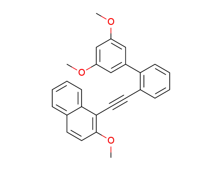 1-((3',5'-dimethoxybiphenyl-2-yl)ethynyl)-2-methoxynaphthalene
