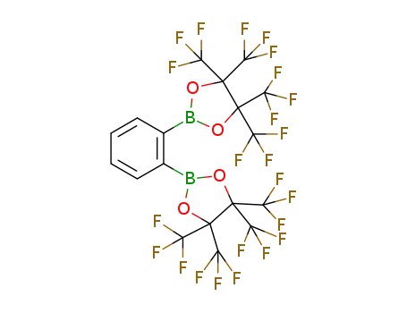 1,2-bis[4,4,5,5-tetrakis(trifluoromethyl)-1,3,2-dioxaborolan-2-yl]benzene