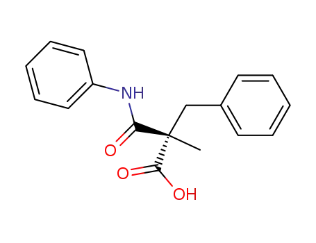 Benzenepropanoic acid, a-methyl-a-[(phenylamino)carbonyl]-, (S)-