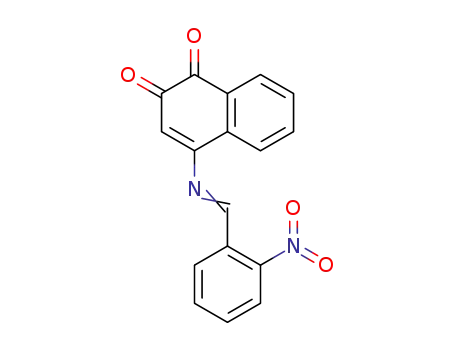 Molecular Structure of 1386994-22-4 (4-(2-nitrobenzylideneamino)naphthalene-1,2-dione)