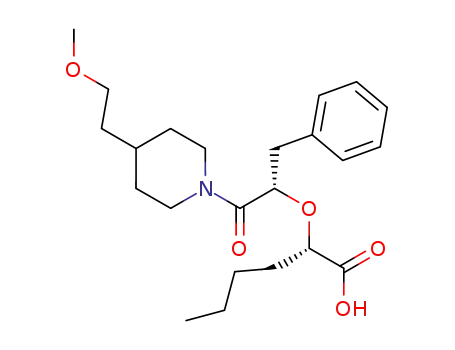 (S)-2-{(S)-1-Benzyl-2-[4-(2-methoxy-ethyl)-piperidin-1-yl]-2-oxo-ethoxy}-hexanoic acid