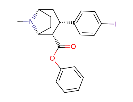 3-(4-iodophenyl)tropan-2beta-carboxylic acid phenyl ester