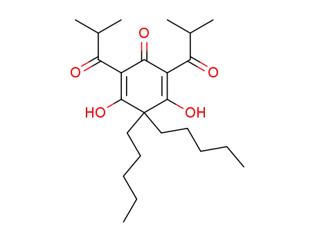 2,5-Cyclohexadien-1-one,
3,5-dihydroxy-2,6-bis(2-methyl-1-oxopropyl)-4,4-dipentyl-