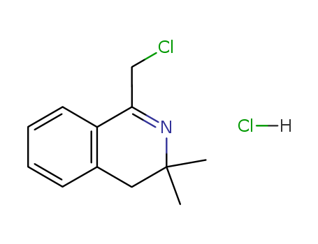 Isoquinoline, 1-(chloromethyl)-3,4-dihydro-3,3-dimethyl-, hydrochloride