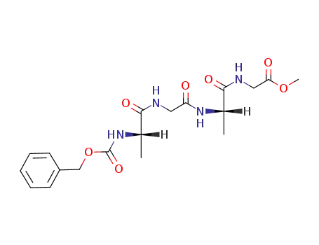 Glycine, N-[N-[N-[N-[(phenylmethoxy)carbonyl]-L-alanyl]glycyl]-L-alanyl]-,
methyl ester