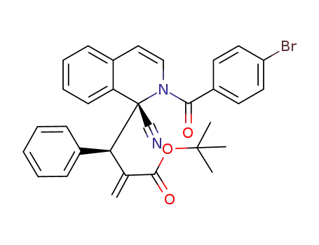 tert-butyl 2-((2-(4-bromobenzoyl)-1-cyano-1,2-dihydroisoquinolin-1-yl)(phenyl)methyl)acrylate