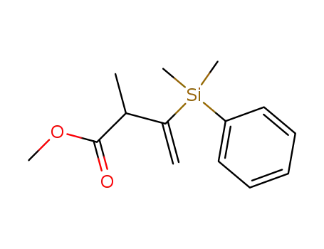 3-Butenoic acid, 3-(dimethylphenylsilyl)-2-methyl-, methyl ester