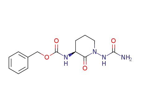 Molecular Structure of 1417900-16-3 ((3S)-1-{[3-(benzyloxycarbonyl)amino]-2-oxopiperidin-1-yl}urea)