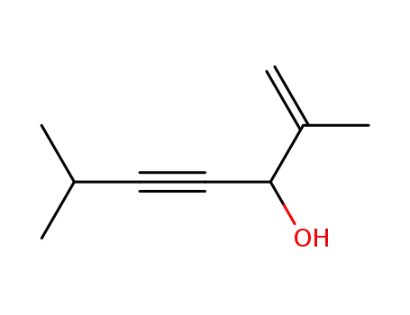 Molecular Structure of 96850-54-3 (2,6-DIMETHYL-6-HEPTEN-4-YN-3-OL)