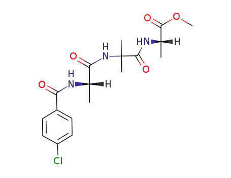 L-Alanine, N-[N-[N-(4-chlorobenzoyl)-L-alanyl]-2-methylalanyl]-, methyl
ester