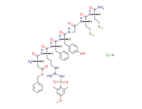 H-Asp(OBzl)-Arg(Mds)-Phe-Tyr-Gly-Met-Met-NH<sub>2</sub>*HCl