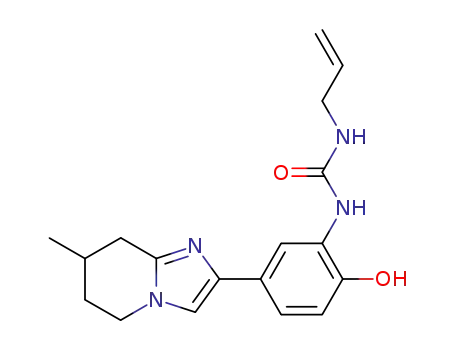 Molecular Structure of 141244-46-4 (1-Allyl-3-[2-hydroxy-5-(7-methyl-5,6,7,8-tetrahydro-imidazo[1,2-a]pyridin-2-yl)-phenyl]-urea)