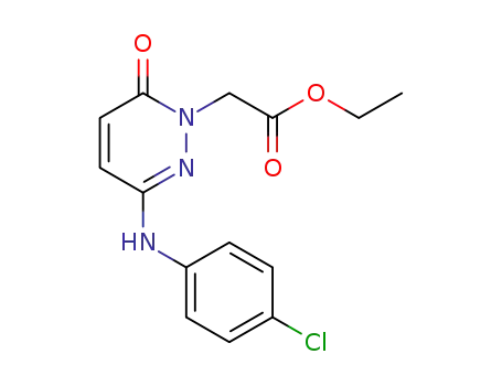 ethyl 2-[3-(4-chlorophenylamino)-6-oxo-1,6-dihydropyridazin-1-yl]acetate