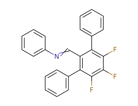 N-<3,4,5-Trifluor-2,6-diphenyl-benzyliden>-anilin