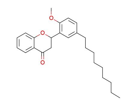 2,3-dihydro-2-(2'-methoxy-5'-nonyl-phenyl)-4H-1-benzopyran-4-one