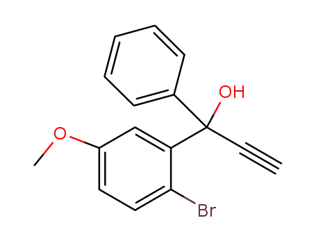 1-(2-bromo-5-methoxyphenyl)-1-phenylprop-2-yn-1-ol