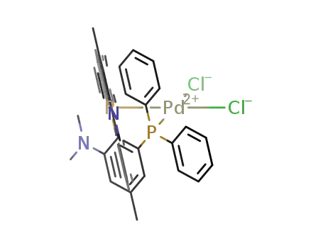 C<sub>42</sub>H<sub>42</sub>Cl<sub>2</sub>N<sub>2</sub>P<sub>2</sub>Pd