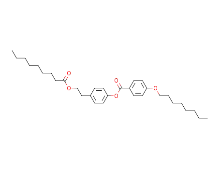 4-Octyloxy-benzoic acid 4-(2-nonanoyloxy-ethyl)-phenyl ester