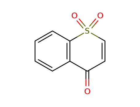 Molecular Structure of 22810-27-1 (4H-1-Benzothiopyran-4-one 1,1-dioxide)