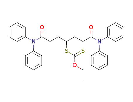 S-{[1,7-di(diphenylamino)-1,7-dioxo]heptan}-4-yl O-ethyl carbonodithioate