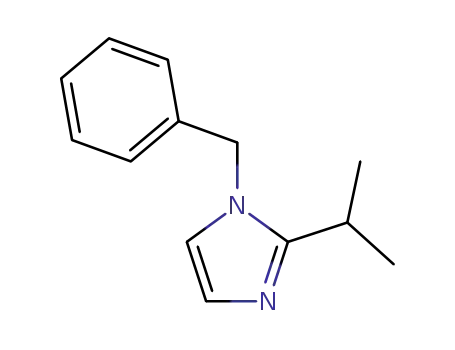 Molecular Structure of 18994-85-9 (1-benzyl-2-(propan-2-yl)-1H-imidazole)