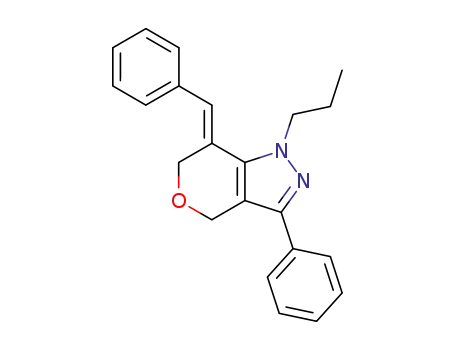 7-(<i>Z</i>)-benzylidene-3-phenyl-1-propyl-1,4,6,7-tetrahydro-pyrano[4,3-<i>c</i>]pyrazole