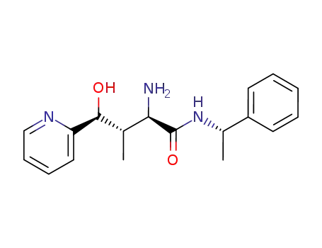 (2R,3S,4S)-2-Amino-4-hydroxy-3-methyl-N-((S)-1-phenyl-ethyl)-4-pyridin-2-yl-butyramide