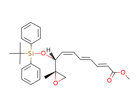 Methyl (8R)-tert-butyldiphenylsiloxy-(9S),10-epoxy-9-methyldeca-(2E,4E,6Z)-trienoate