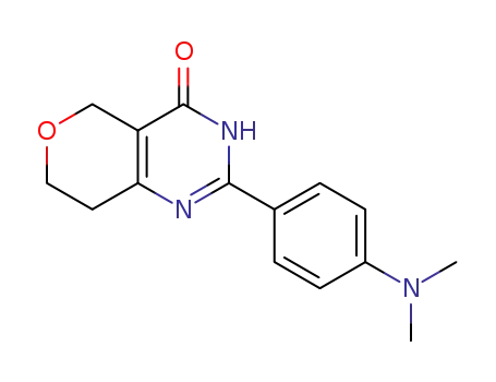 2-(4-(dimethylamino)phenyl)-7,8-dihydro-3H-pyrano[4,3-d]pyrimidin-4(5H)-one