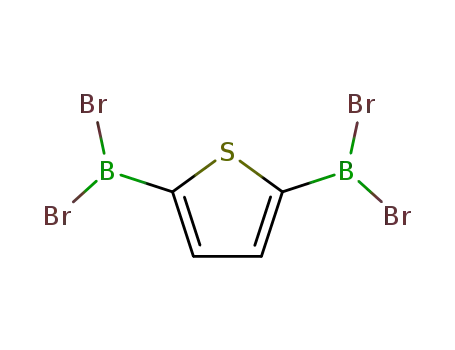 Molecular Structure of 910655-65-1 (2,5-bis(dibromoboryl)thiophene)