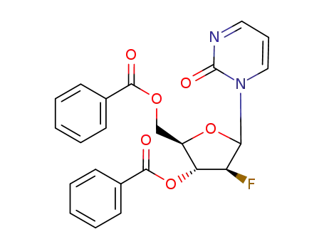 1-(2'-deoxy-2'-fluoro-3',5'-dibenzoyl-D-arabinofuranosyl)pyrimidin-2(1H)-one