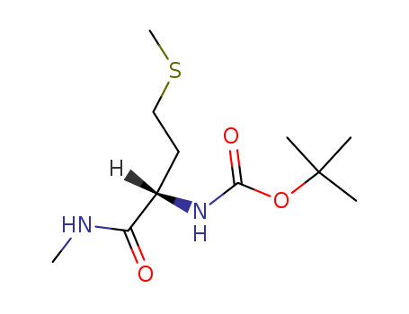 Carbamic acid, [1-[(methylamino)carbonyl]-3-(methylthio)propyl]-,
1,1-dimethylethyl ester, (S)-