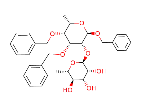 benzyl 3,4-di-O-benzyl-6-deoxy-2-O-(α-L-rhamnopyranosyl)-α-L-talopyranoside